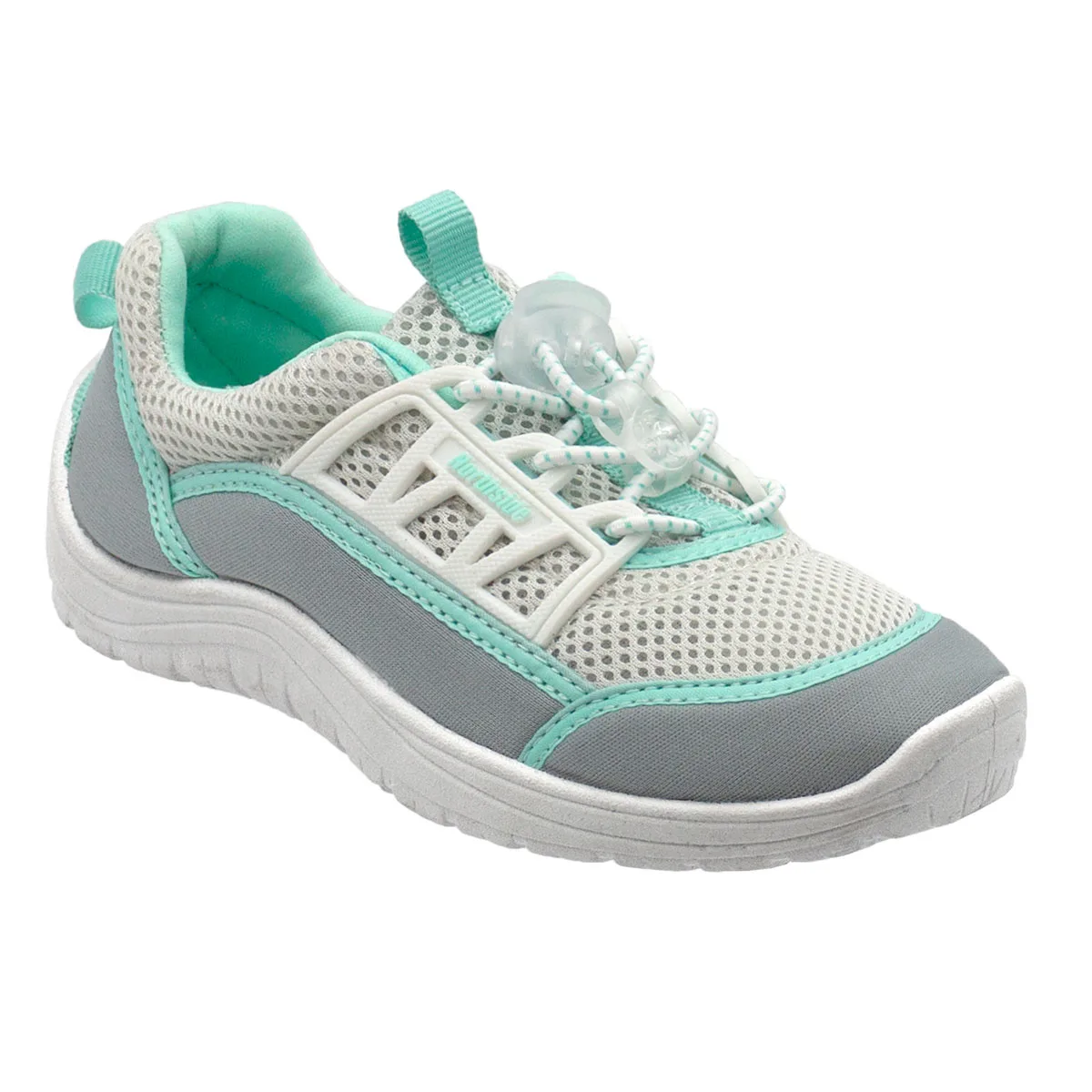 LIGHT GRAY / TURQUOISE