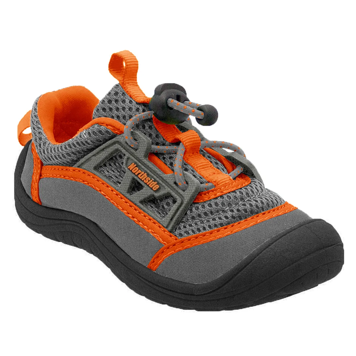 DARK GRAY / ORANGE